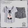 Summer short-sleeved modal, cool and cute cartoon princess polka dot student home wear for outerwear Specification image